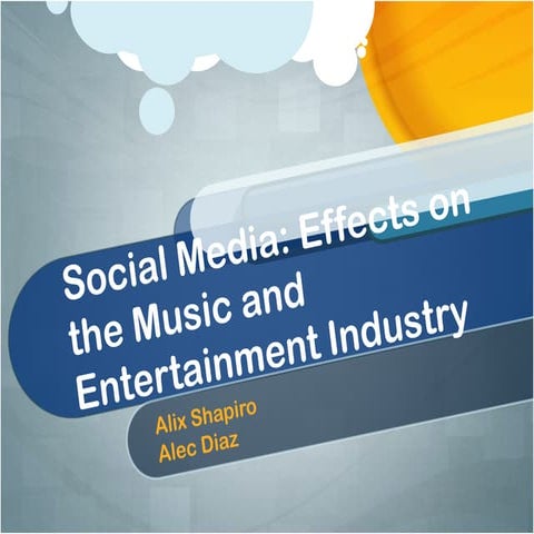 Social media and the entertainment industry
