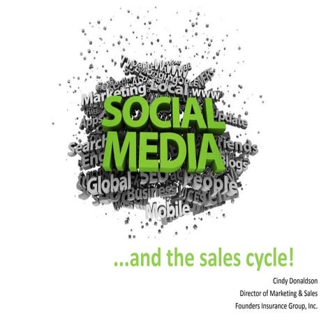 Social media and the sales cycle  2013