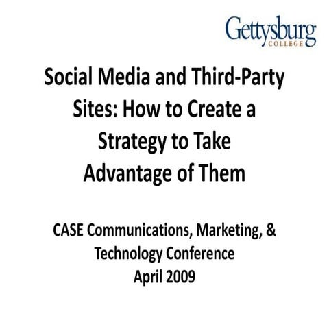 Social Media And Third Party Sites