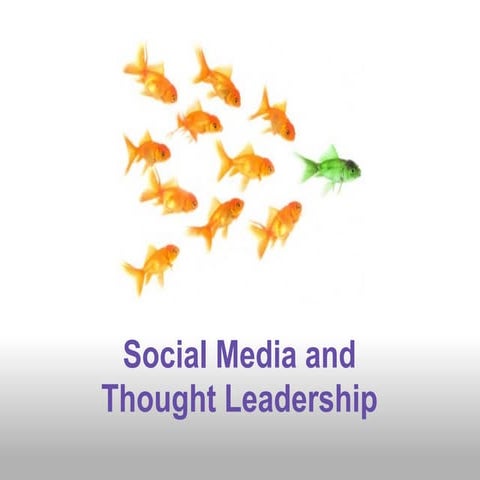 Social Media & Thought Leadership - ICFJ