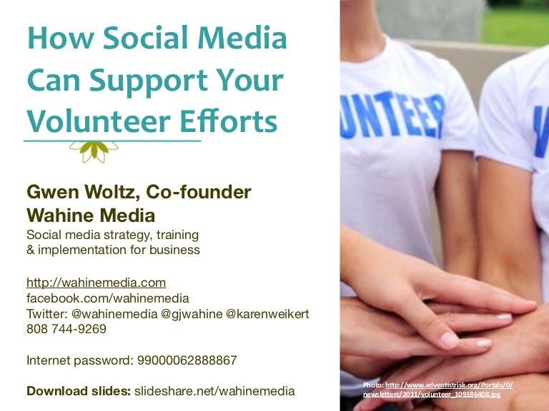 How Social Media Can Support Your Volunteer Efforts