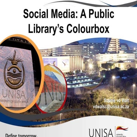Social media a public library's colourbox