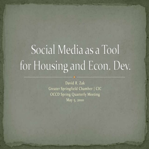 Social media as a tool   pp2007