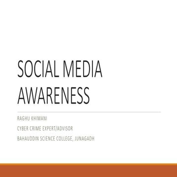 Social Media Awareness