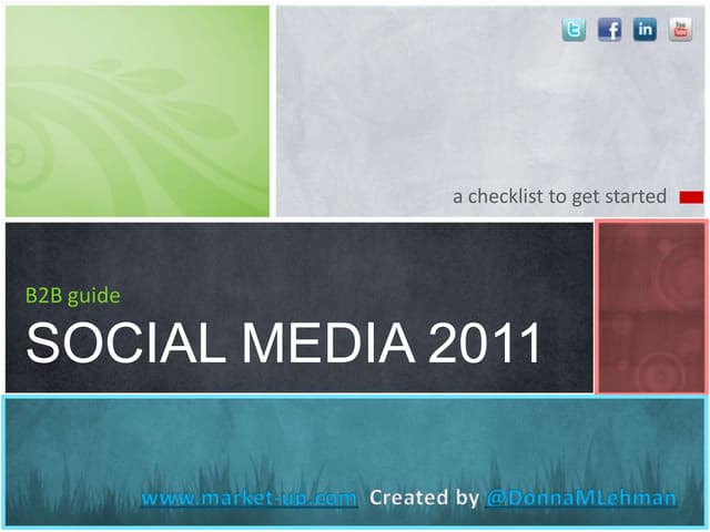 Social Media B2B Get Started Guide