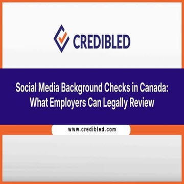 Social Media Background Checks in Canada Guide | PDF