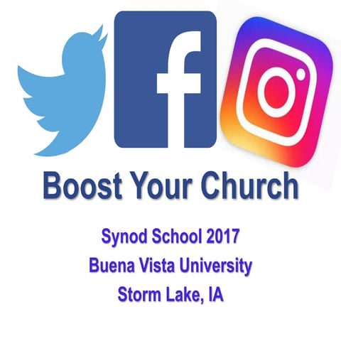 Boost Your Church: Social Media Strategies for Churches and Organizations