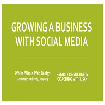Social Media Basics for Business 