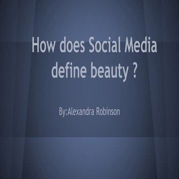 Social media beauty
