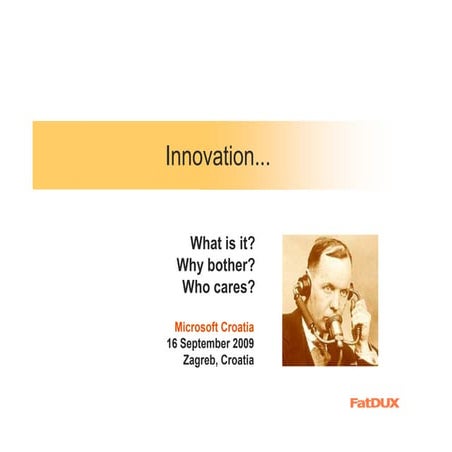 Reiss On Innovation