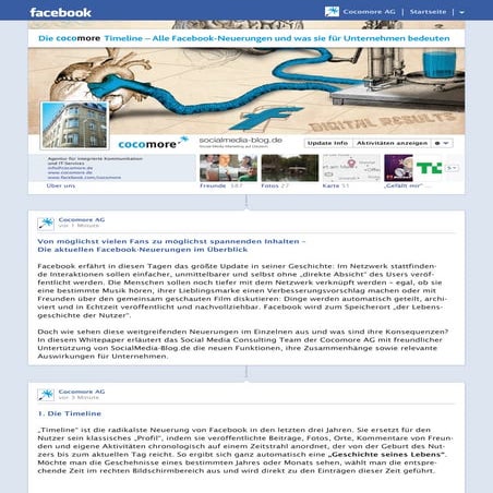 Überblick der aktuellen Facebook Neuerungen für Unternehmen