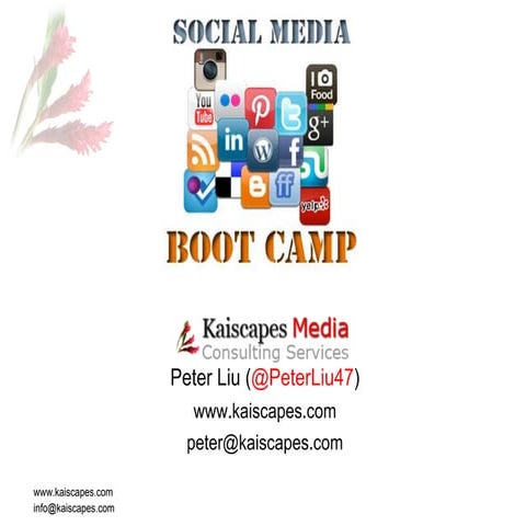 Social Media Boot Camp