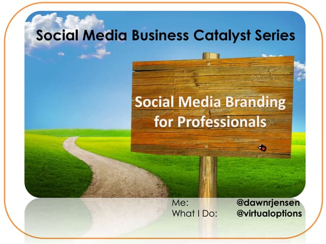 Social Media Branding by Dawn Jensen