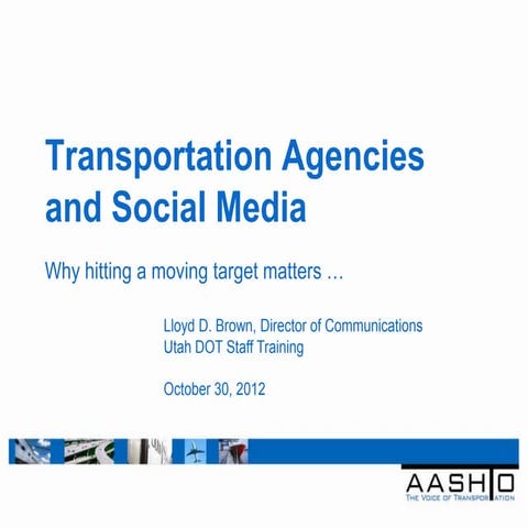 State Departments of Transportation: Social Media Usage in a Broadview