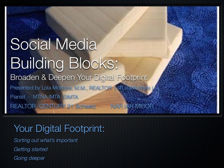 Social Media Building Blocks