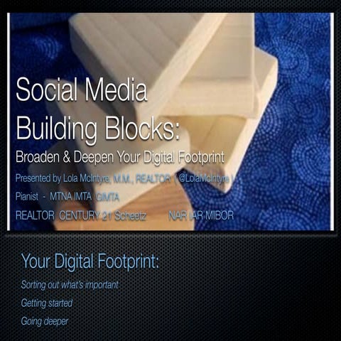 Social Media Building Blocks