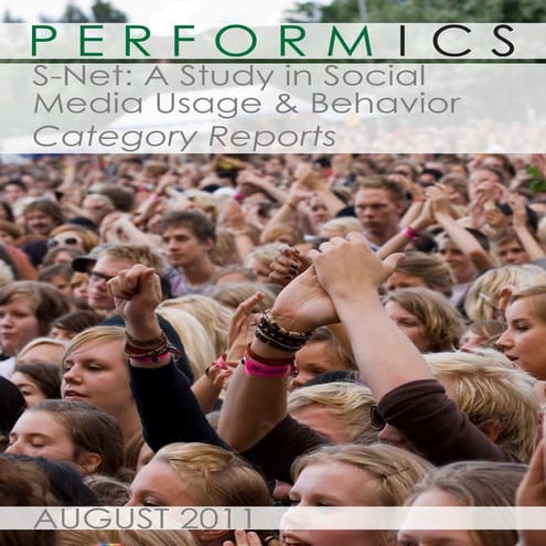 Performics Social Media (S-Net) Category Report