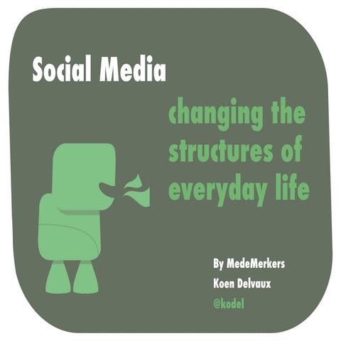 Social media changing the structures of everyday life | PPT