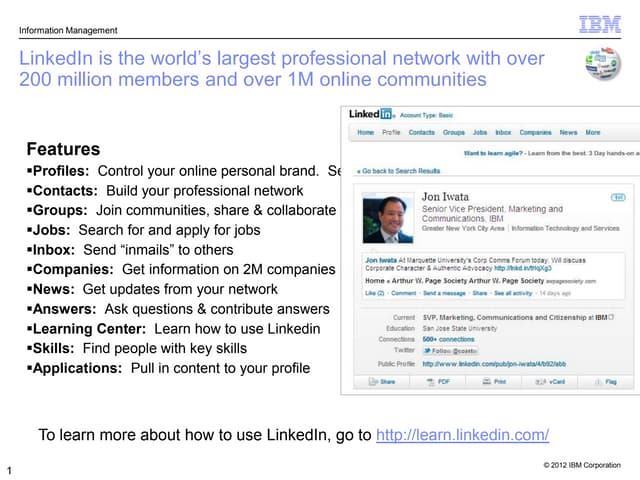 Social media channels