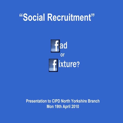 Social media cipd pres