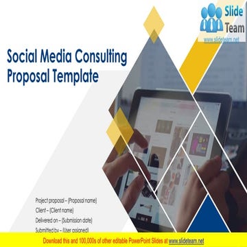 Social Media Consulting Proposal Template PowerPoint Presentation Slides