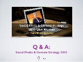 Social Media & Content Strategy 201...
