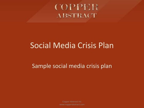 Why rehearse a social media crisis kate hartley carrot communications ...