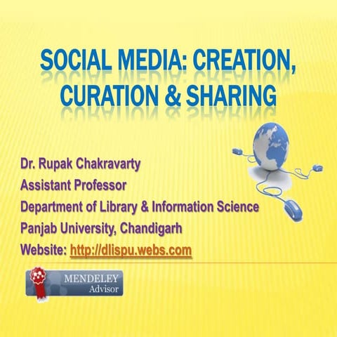Social media curation and sharing