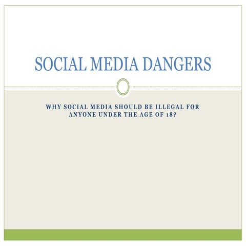 Social media dangers