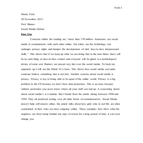 Social media research paper 