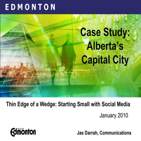 Social Media Edmonton Case Study Jan2010
