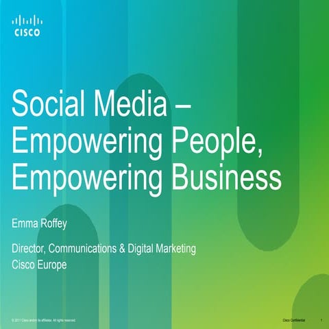 Social Media Empowering People, Empowering Business -  Emma Roffey