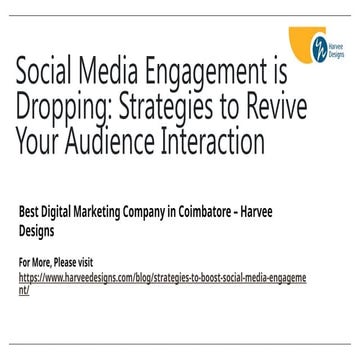 Social Media Engagement Drop - Reasons and Recovery Strategies - Harvee ...