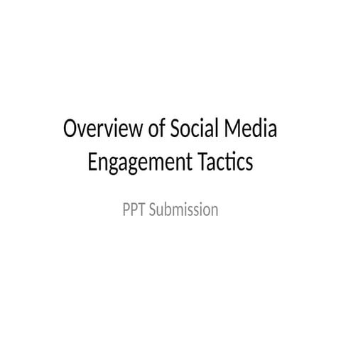 Social Media ppt Engagement Tactics.pptx