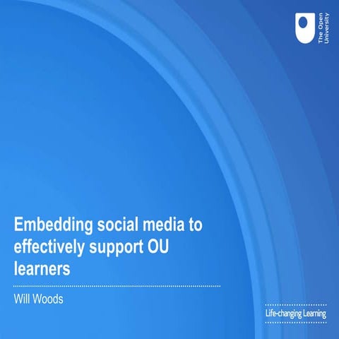 Embedding social media to effectively support OU learning with Eric Stoller