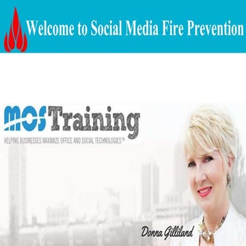 Social Media Fire Prevention 