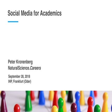 Social media for academics 