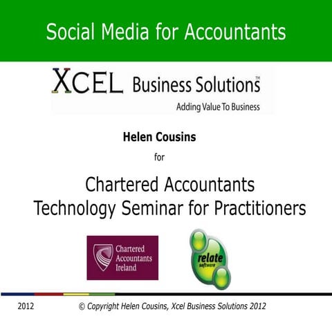 Social Media for Accountants - II -