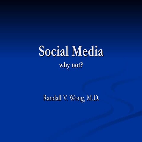 Social Media for a Medical Practice