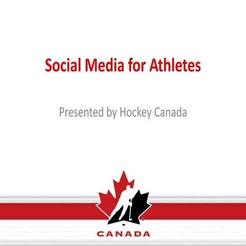 Social media for athletes