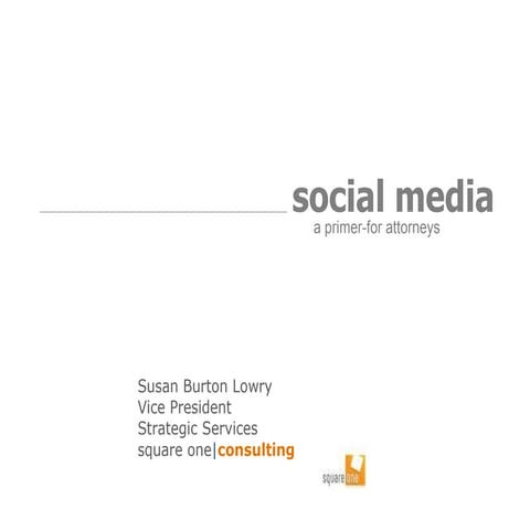 Social media for attorneys 2.0