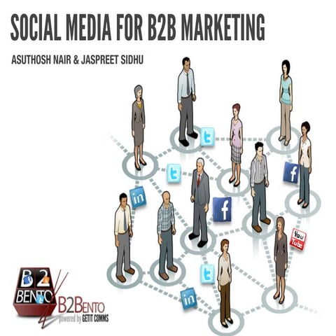 Social media for b2b marketing-from Asuthosh Nair & Jaspreet Sidhu