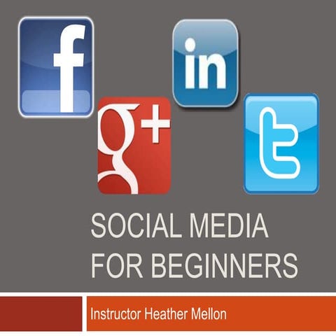 Social media for beginners