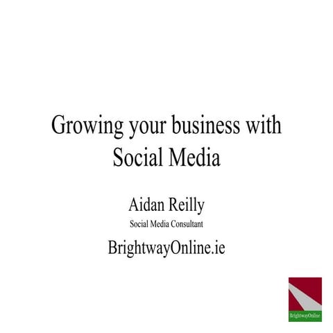 Social media for business