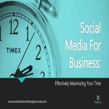 Social Media for Business