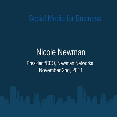 Social media for Business