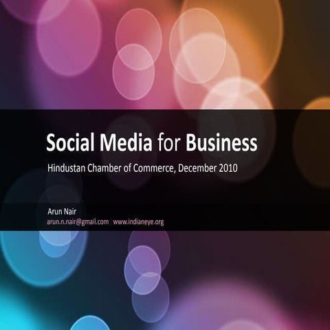 Social media for Business