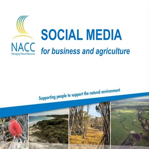 Social media for business and agriculture
