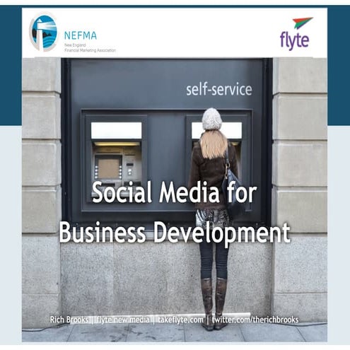Social Media for Business Development - Financial Marketers