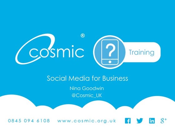 Social Media for Business